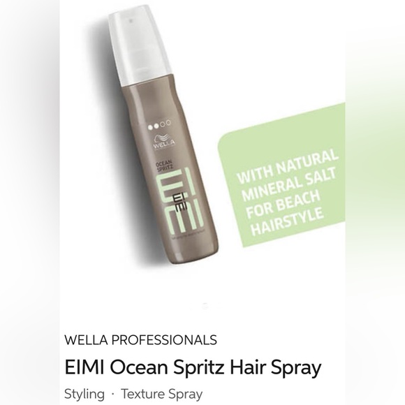 WELLA PROFESSIONALS
🌊EIMI Ocean Spritz Hair Spray
Sea Salt Texture Spray 150 mL - Picture 4 of 9